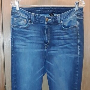 Lane Bryant Skinny acid wash stretch jeans
